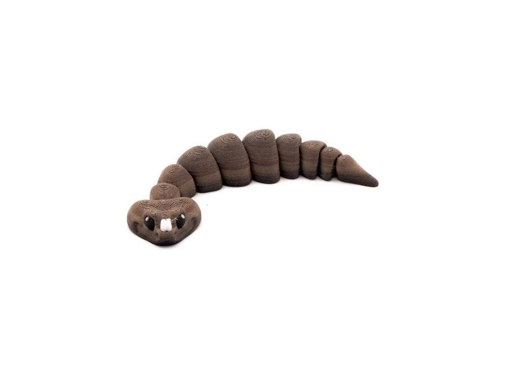 3D Printed Chibi Gaboon Viper - Mini