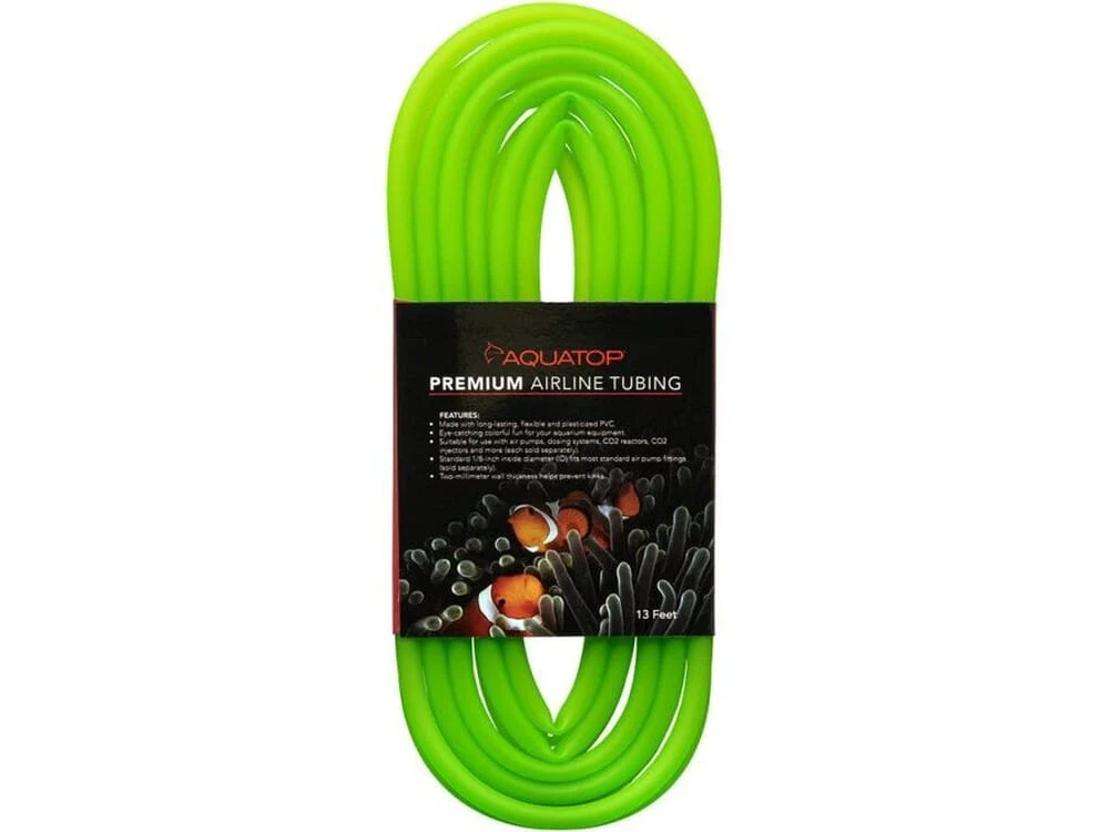 Aquatop Airline Tubing Neon Green, 1ea/13 ft - Image 2