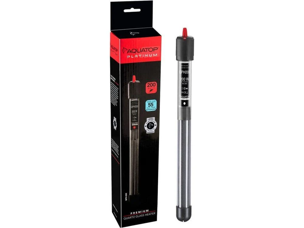 Aquatop Quartz Platinum Glass Heater 40-60 gal