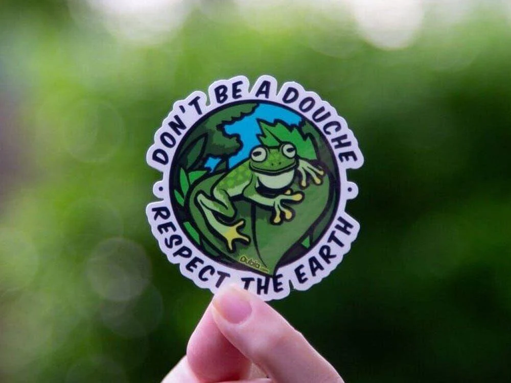 Don't Be A Douche Sticker