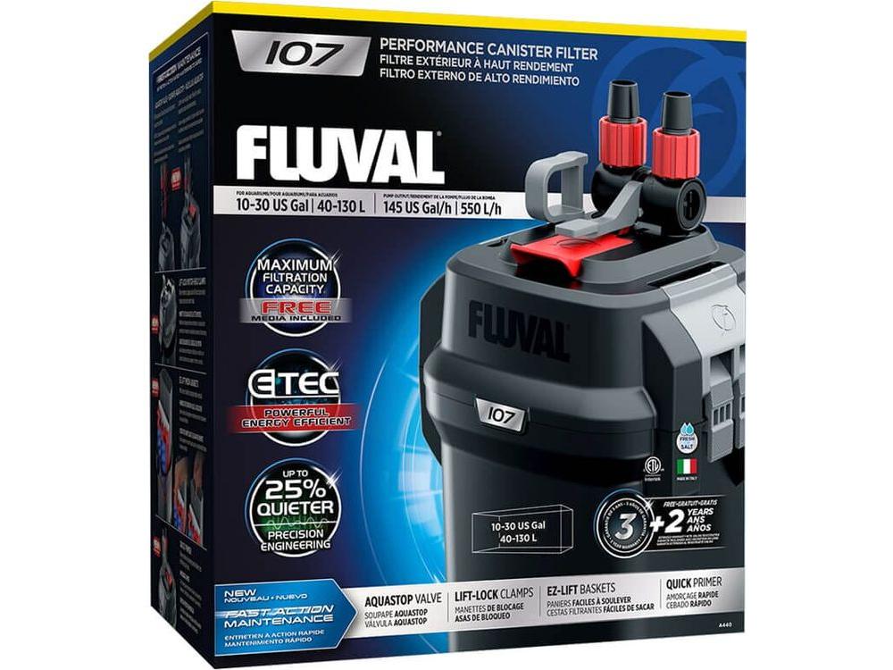 Fluval 107 External Filter 120Vac, 60Hz (10-30gal)