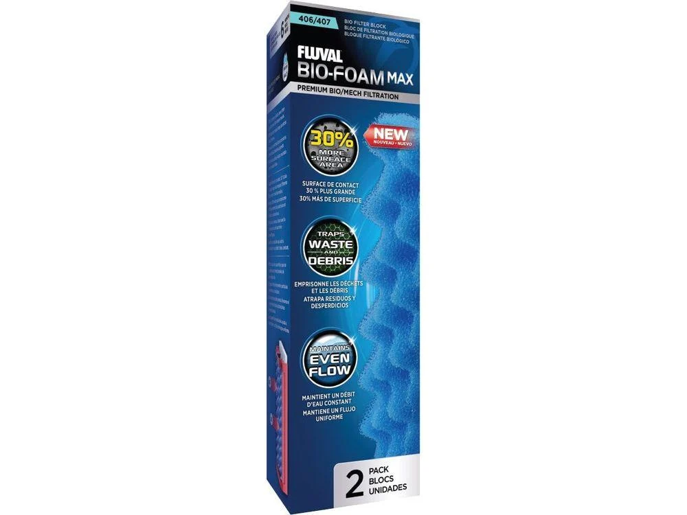 Fluval 406/407 Blue BioFoam MAX, 2pcs