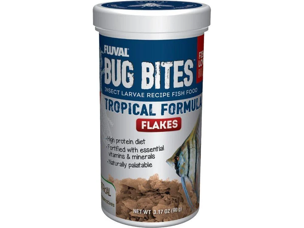 Fluval Bug Bites Tropical Flakes 3.17oz