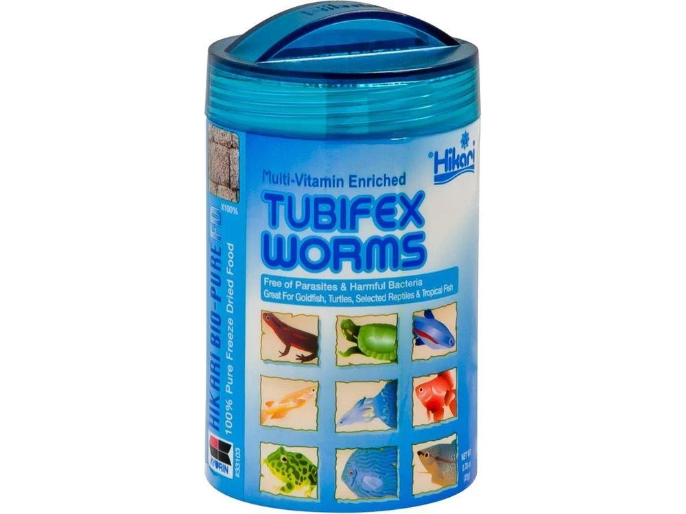 Hikari Bio-Pure Tubifex Worms Freeze Dried Fish Food 0.78 oz