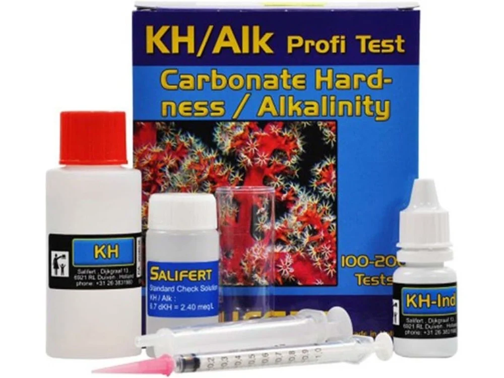Salifert Carbonate Hardness & Alkalinity (KH/Alk) Profi-Test Kit 1ea/100 - 200 Tests