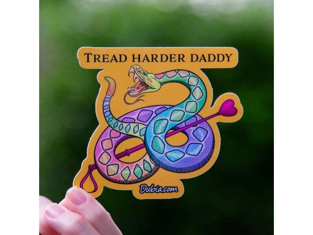 Tread Harder Daddy Sticker