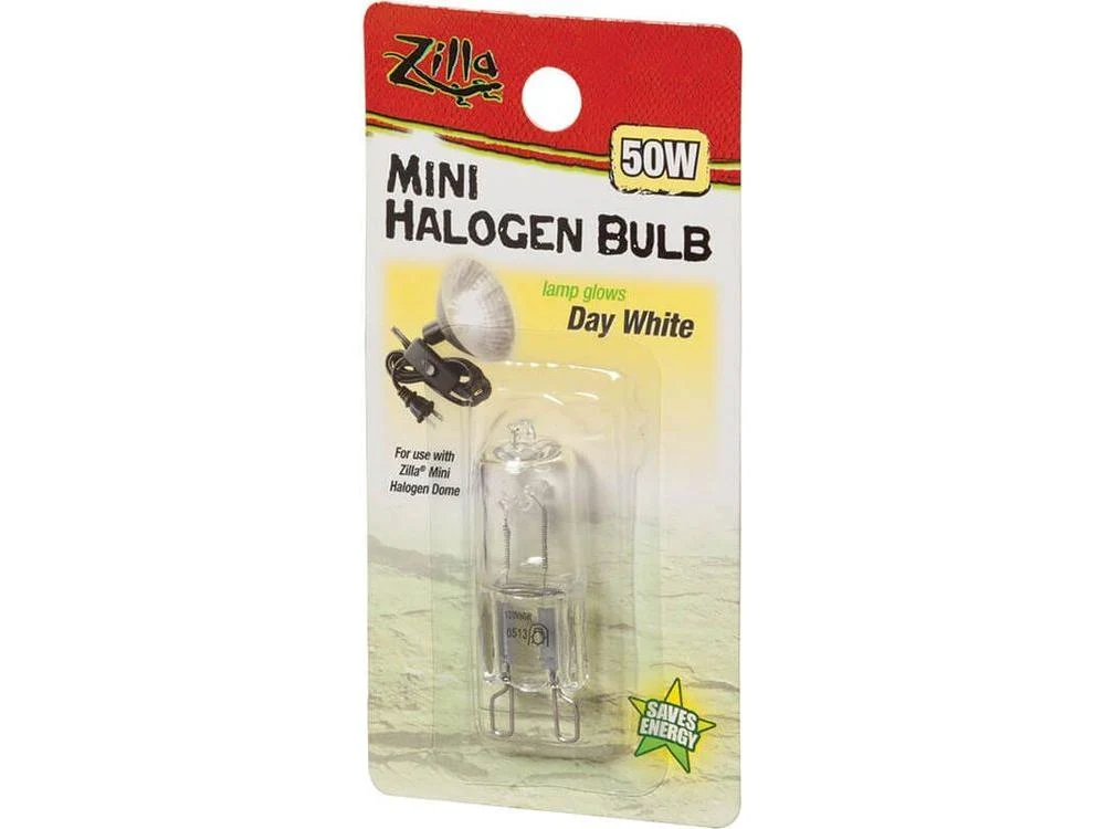 Zilla Day White Mini Halogen Bulb, 50w