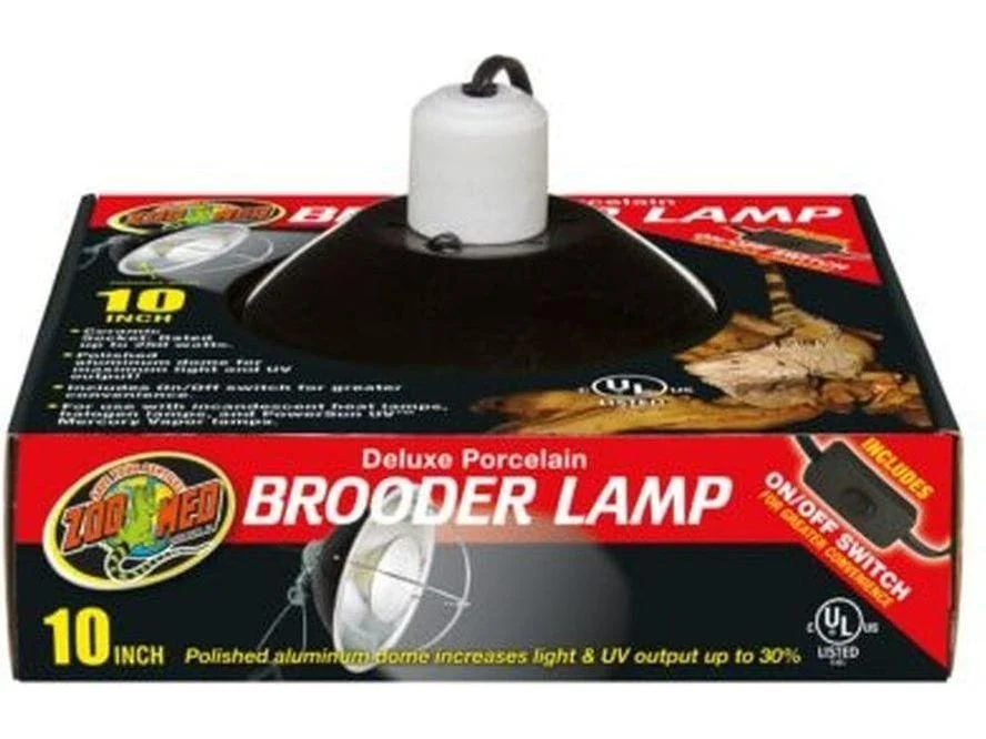 Zoo Med Deluxe Porcelain Clamp Lamp, 10"