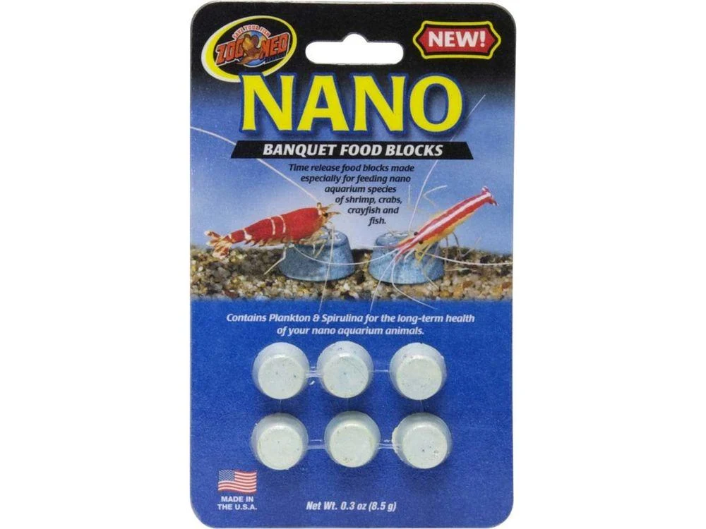 Zoo Med Nano Banquet Fish Feeding Block 1ea/0.3 oz, Mini