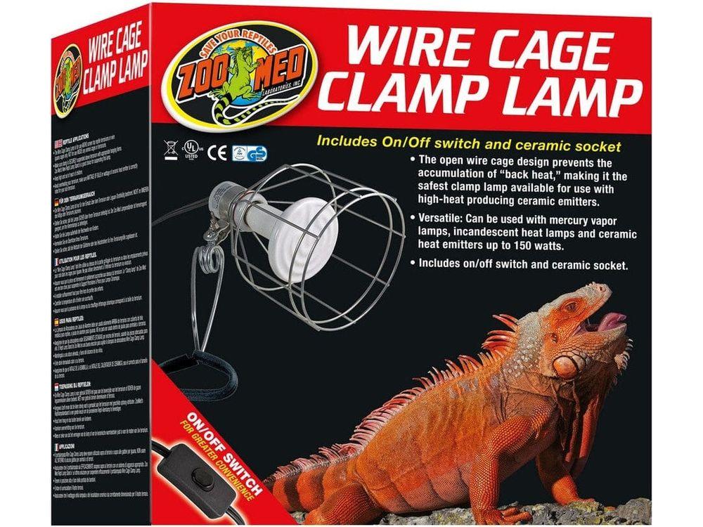 Zoo Med Wire Cage Clamp Lamp